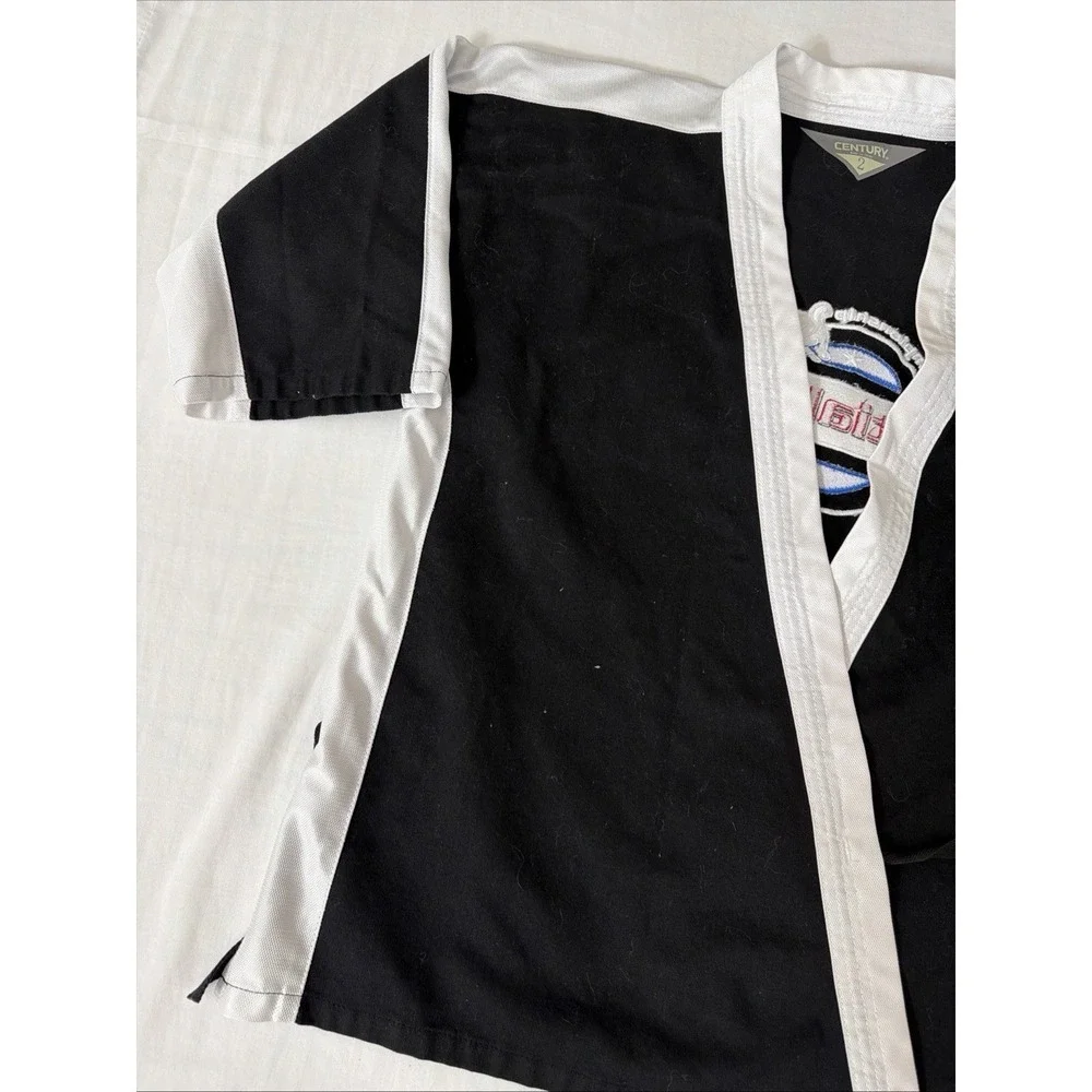 CMA Black Belt Club Kids Gi Century Size 2 (10-12) Color Black Championship Shir